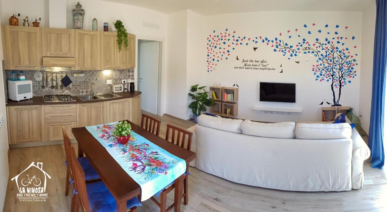 La Mimosa - Bike Friendly Home Rosignano Solvay Bagian luar foto