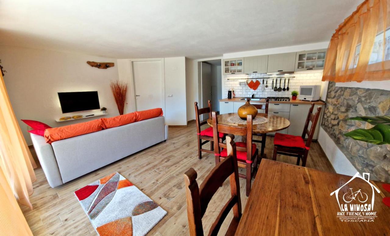 La Mimosa - Bike Friendly Home Rosignano Solvay Bagian luar foto